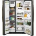GE GSS25GMHKCES 25.3 cu. ft. Side by Side Refrigerator in Slate, Fingerprint Resistant